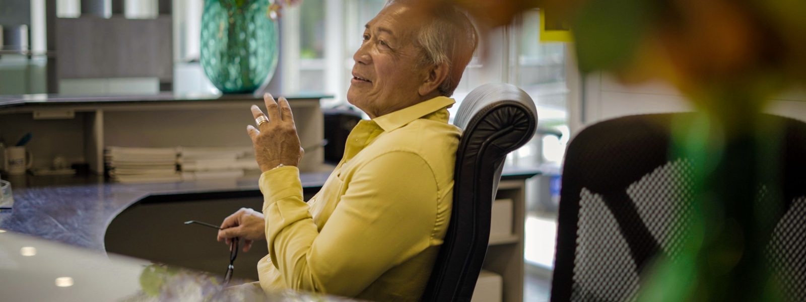 George Sitanala, uitzendkracht via Actief65+
