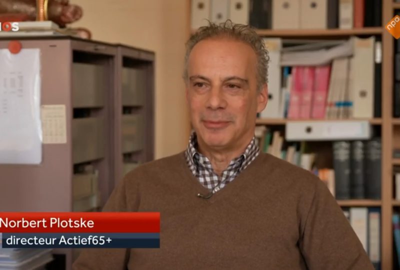 Directeur Norbert Plotske bij het NPO1 Journaal
